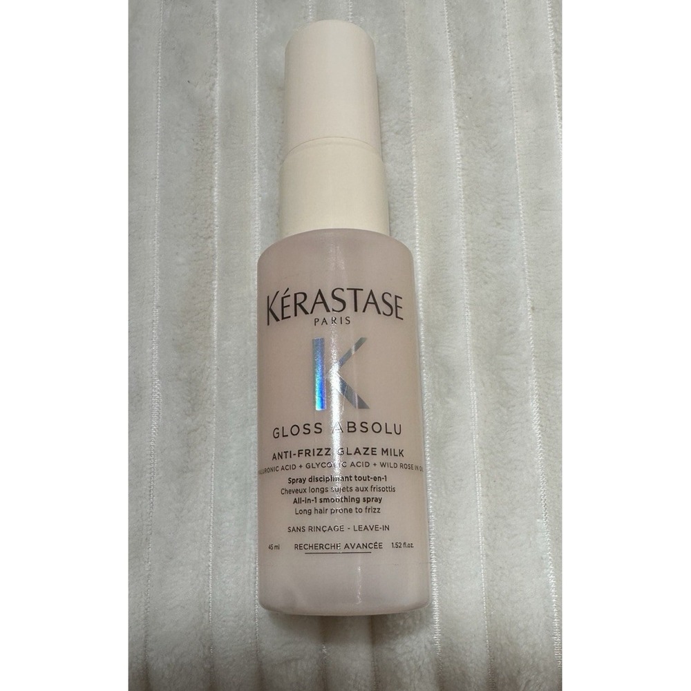 Kerastase Gloss Absolu Anti-Frizz-Glaze Heat Protecting Milk Travel 1.52 Fl oz.